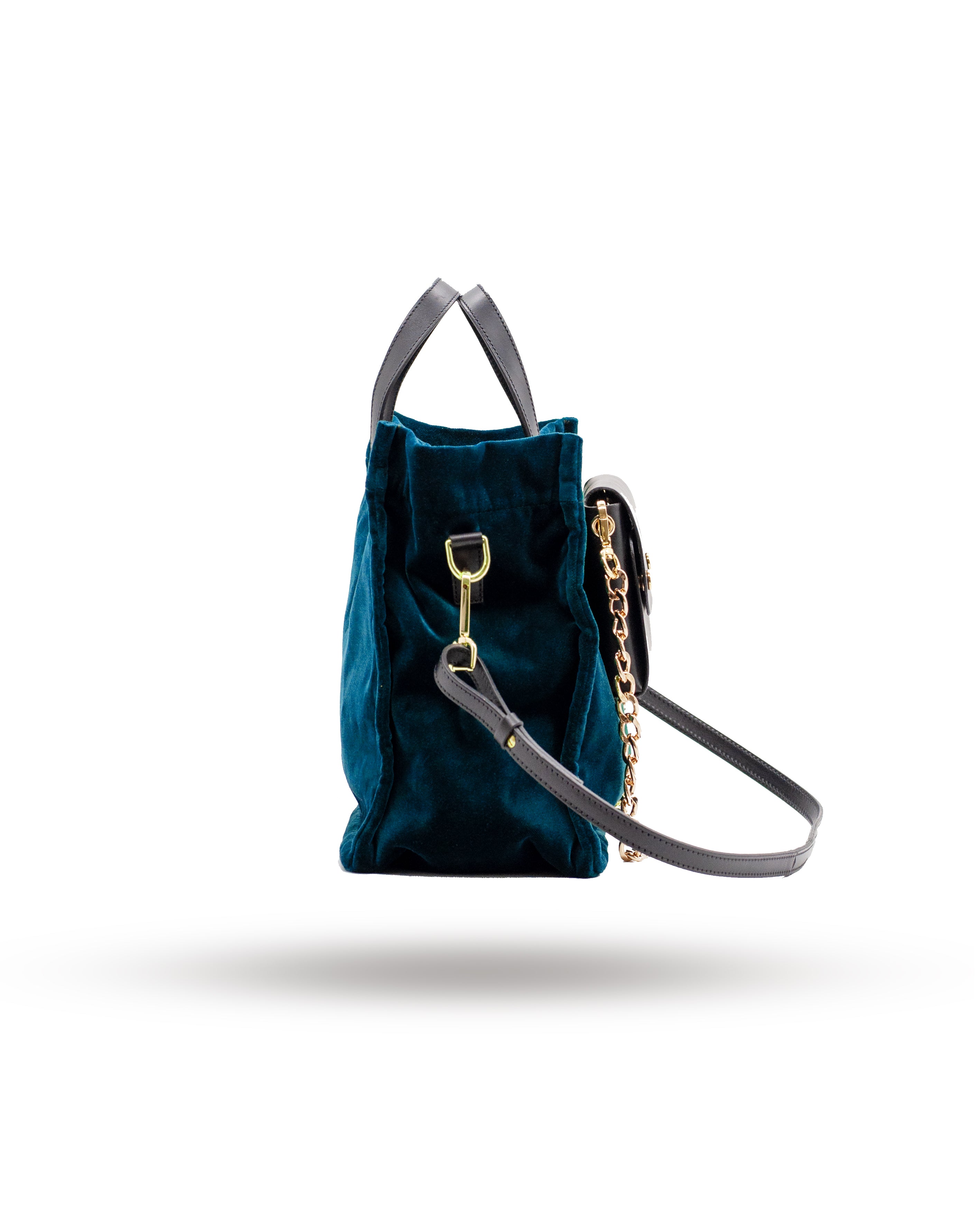 VELLUTO BAG BORSETTA VELVET DOUBLE THE BAG